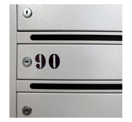 Трафарет для нумерации почтового ящика