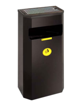 Урна-пепельница настенная УН-4ч для мусора Урна-пепельница настенная УН-4ч для мусора