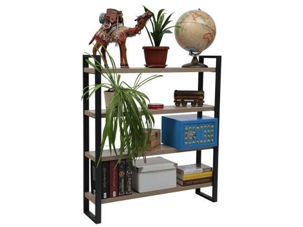 Стеллаж настенный ЛОФТ L 80/4