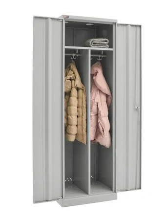 Шкаф гардеробный ОД-321-О металлический двухсекционный