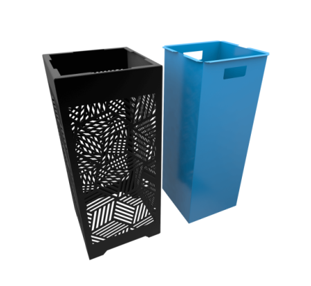 Урна уличная СПУ1 Куб для мусора