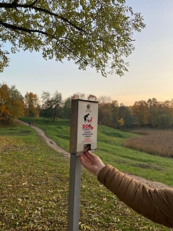 Диспенсер ДОГ-2Н БШ на стойке сильвер